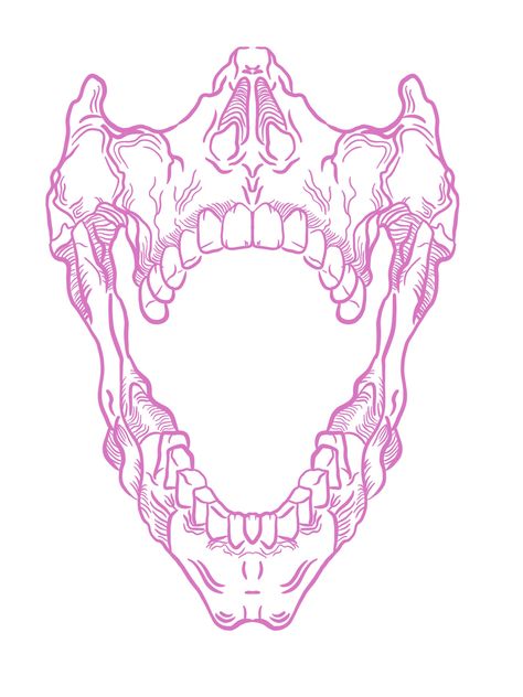 Easy Skull Tattoos, Skull Jaw Tattoo, Jaw Tattoo Knee, Jaw Tattoo, Metallica Tattoo, Western Tattoos, Clever Tattoos, Creepy Tattoos, Tattoo Stencil Outline