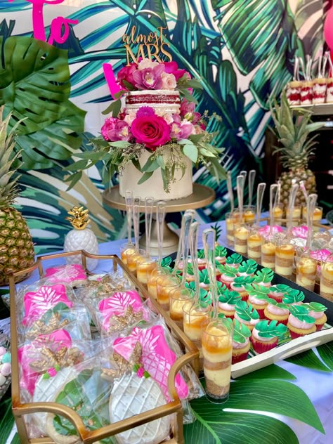 Tropical Pool Birthday Party Ideas, Tropical Theme Bday Party, Hawaiian Birthday Party Aesthetic, Tropical Themed Graduation Party, Hawaiian Party Dessert Table, Sweet 16 Pool Party Ideas Hawaiian Luau, Tropical Picnic Party, 30th Luau Birthday Party, Sweet 16 Tropical Theme Party Ideas