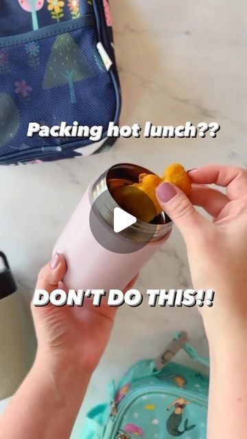 Moms on Instagram: "Soggy nuggets are never a vibe! Love this hack from @passionatepennypincher 🤩

#momhacks #schoollunch #backtoschool #parentinghacks #parenting" Chicken Nuggets For School Lunch, Chicken Nugget School Lunch, Chicken Nuggets School Lunch, How To Pack Cereal And Milk For Lunch, Hot Lunch Ideas For Kids Thermos, Packing Lunch For Kids, Field Trip Lunch Ideas, Hot School Lunch Ideas, Hot School Lunch