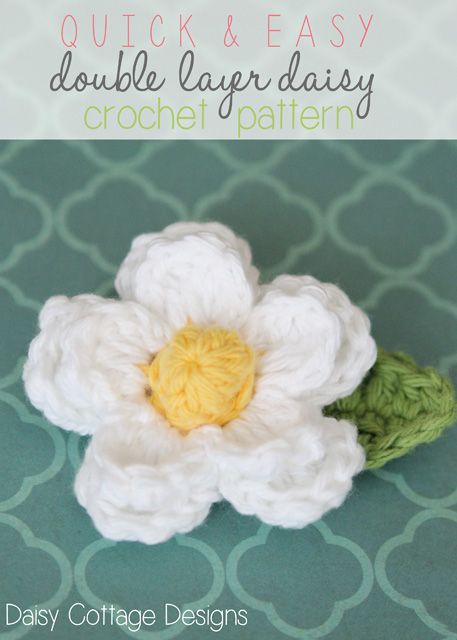 Knitting Yarn Storage, Daisy Cottage Designs, Daisy Cottage, Crochet Flower Pattern, Daisy Crochet, Cottage Designs, Crochet Flowers Easy, Crochet Flowers Free Pattern, Flowers Crochet