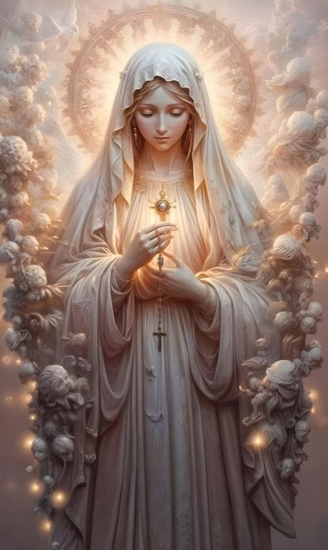 Mother Mary And Jesus, Mother Mary Wallpaper, Virgin Mary Picture, Mary Jesus Mother, Mother Mary Pictures, مريم العذراء, Jesus Mother, Virgin Mary Art, Mother Mary Images