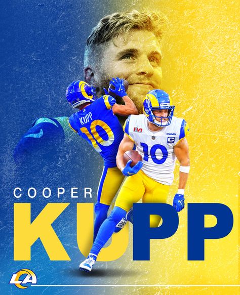 #rams #cooperkupp #nft #football #superbowl #losangeles #losangelesrams Cooper Kupp, Sports Design Inspiration, La Rams, Wallpaper Vintage, Stay Active, Los Angeles Rams, Sports Design, Android Wallpaper, Nfl