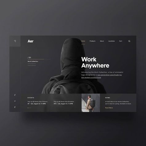 Aer site concept #ui #uidesign Cv Website, Webdesign Portfolio, 블로그 디자인, Interaktives Design, Learn Web Design, Web Design Quotes, Web Design Mobile, Webdesign Inspiration, Creative Web Design