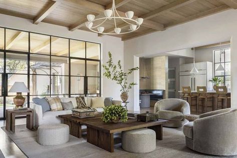 Modern French Provincial, French Provincial Home, Paradise Valley Arizona, Larry Fitzgerald, Woven Dining Chairs, Provincial Home, Camelback Mountain, Modern French, Contemporary Living Spaces