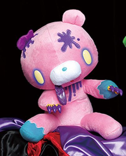 Cute Japanese gloomy bear | Gloomy Bear 10'' Pink Halloween Bear Zombie Gloomy Bear, Gloomy Bear, Halloween Pink, Pink Teddy Bear, Pink Teddy, Pink Halloween, Stuffed Animals, Stuffed Animal, Zombie