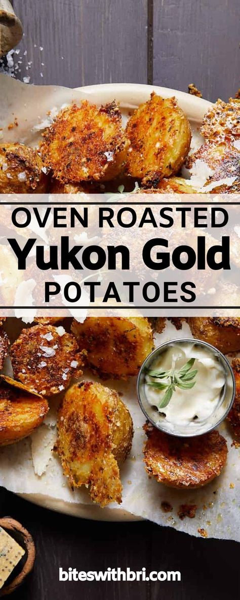 Yukon Potato Recipes, Baked Yukon Gold Potatoes, Crispy Potatoes In Oven, Small Potatoes Recipe, Gold Potato Recipes, Roasted Yukon Gold Potatoes, Dry Spices, Potatoes In Oven, Roasted Potato Recipes