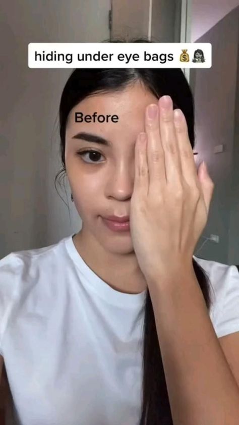 No Transfer Makeup Tutorial, How To Hide Under Eye Bags With Makeup, Patchy Makeup Avoid, How To Cover Eye Bags With Makeup, Natural Makeup For Work, Undereye Makeup Tutorial, Concealer Hacks, Dark Undereye, Makeup Tuts