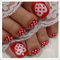 Valentines Toes, Valentines Pedicure, Valentine Toes, Pedicures Ideas, Jazzy Nails, Wedding Pedicure, Spring Pedicure, Pedicure Designs Toenails, Valentine Nail