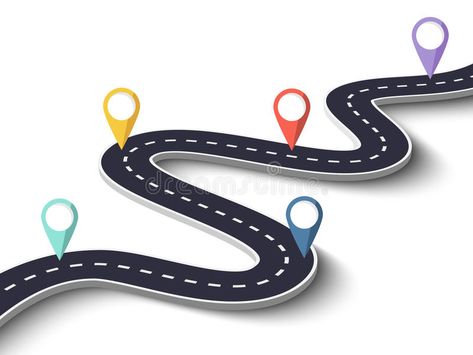 Winding Road on a White Isolated Background with Pin Pointer. Vector EPS 10. Win #Sponsored , #AD, #sponsored, #White, #Winding, #Road, #Isolated Road Map Design, Business Card Icons, Road Vector, Case Study Design, Christian Graphics, Photoshop Tutorial Typography, Email Marketing Design Inspiration, Children Sketch, Background Powerpoint