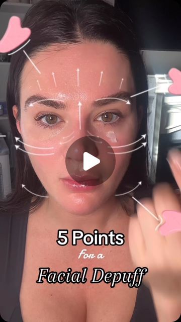 Sarah Fraggis on Instagram: "❤️Here are the essential gua sha points to help achieve a depuffed facial appearance: 

1. **Chin**: Gua sha can effectively target the chin area, where fluid accumulation often occurs.
 
2. **Under Eyes**: This area is particularly prone to puffiness. Gently gliding the gua sha tool can help alleviate swelling.

3. **Upper Eyes**: Similar to the under eyes, the upper eye region may also benefit from this technique, promoting a more refreshed look.

✅By gliding the gua sha tool along these areas, you can help release excess fluid, resulting in a more contoured and lifted appearance.

⭐️I encourage you to try this routine with your gua sha tool and share your before-and-after results for a visual comparison.

Everything I'm using and more information can be foun Chin Gua Sha, Gua Sha Tools, Under Eyes, Face Massage, Eye Contour, Gua Sha, Massage, Facial, Encouragement