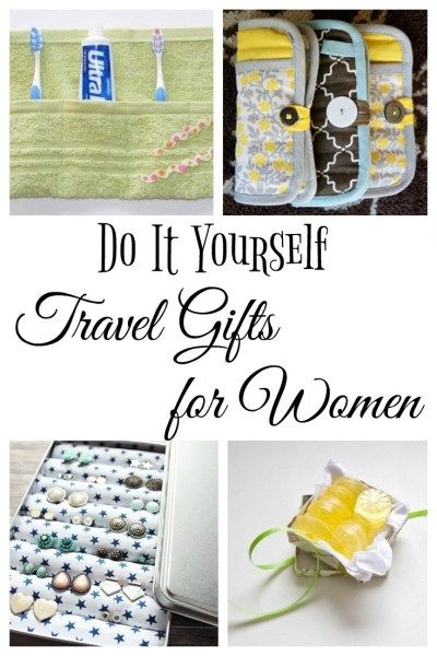 DIY travel gifts for women -- yes these are simple enough to make yourself. And so clever too! #travelgifts #DIY #travelcrafts Diy Travel Gifts, New England Christmas, England Christmas, Travel Sewing Kit, Unique Travel Gifts, Travel Crafts, Travel Sewing, Travel Candles, Diy Travel