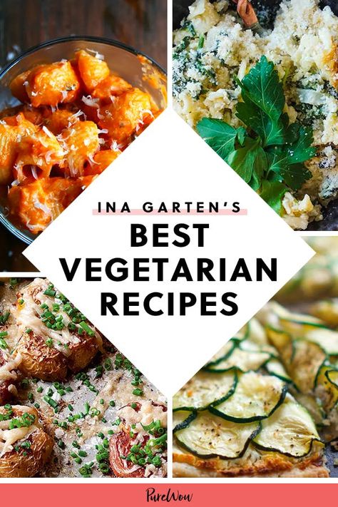 Best Ina Garten Recipes, Lunch And Dinner Ideas, Delicious Vegetarian Recipes, Barefoot Contessa Recipes, Vegetarian Main Course, Vegetarian Nutrition, Ina Garten Recipes, Vegetarian Main Dishes, Best Vegetarian Recipes