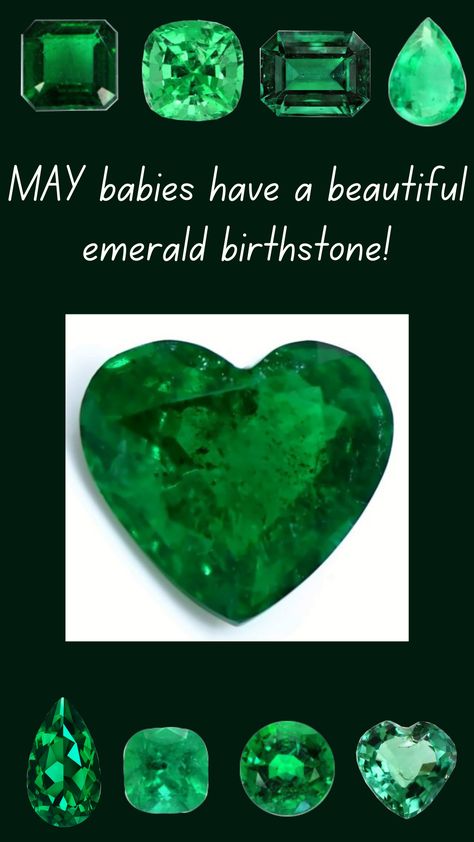 Emerald; the birthstone of the May. #gemeanings #youareagem #gemstones #birthstone #monthmay May Emerald, Birth Stones, Types Of Shapes, Emerald Birthstone, Loose Emeralds, Rock Jewelry, May Birthstone, Emerald Gemstone, Natural Emerald