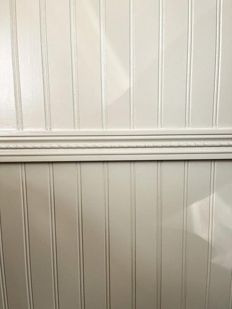 How to Install Beadboard Paneling | The Art of Cottagemaking Beadboard Office Wall, Beadboard Bedroom Ideas, Farmhouse Beadboard Walls, Wide Beadboard Paneling, Beadboard Office, Floor To Ceiling Beadboard, Beadboard Dining Room, Beadboard Hallway, Beadboard Half Wall