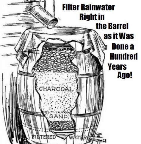 I would recommend falling back to the rainwater  systems that those very filters were based upon and that kept our ancestors alive and healthy before the time of tap water and purchased filter systems. Water Collection System, Alternative Energie, Rain Harvesting, Water From Air, Rainwater Collection, Rainwater Harvesting System, Water Barrel, Rain Collection, Water Collection