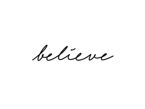 Believe Temporary Tattoo Size: The size of this believe temporary tattoo is approximately 2 inches long Directions: 1. Peel away the clear plastic layer 2. Apply the tattoo image side to your skin and cover with wet cloth for 20 seconds. 3. Carefully peel back paper off of skin 4. To remove tattoo wash with soap and water Tattoo Ideas One Word, Believe Font Tattoo, Believe Tattoo Men, Dream Tattoos Word, Believe Tattoo Fonts, Believe Tattoos For Women, Believe Tattoo Design, Believe Font, Unstoppable Tattoo