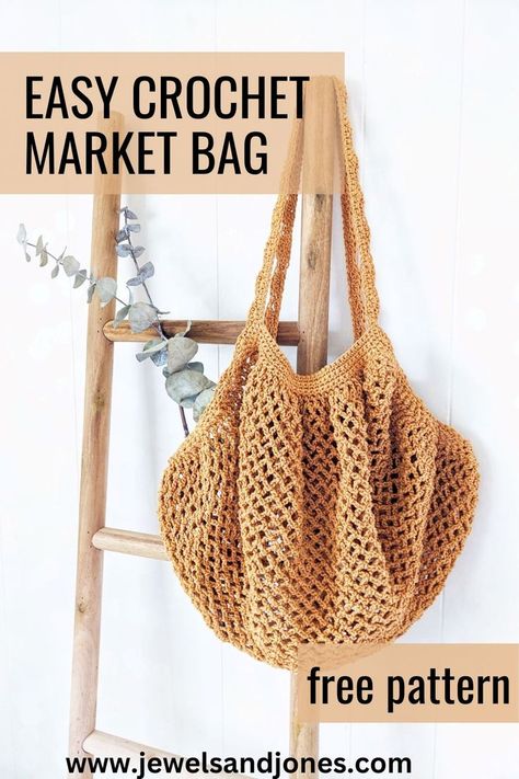 A mesh crochet bag in the color orange. Crochet Market Bag Pattern, Market Crochet, Market Bag Pattern, Crochet Market, Quick Crochet Patterns, Crochet Blanket Designs, Easy Crochet Patterns Free, Bag Pattern Free, Farmers Market Bag