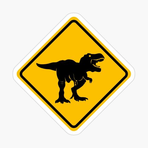 Dino Footprint, T-rex Svg, Jurassic Park 1993, Dinosaur Park, Dinosaur Images, Crossing Sign, Dinosaur Stickers, Shirt Sticker, T Rex Dinosaur