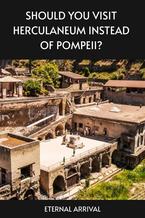 the archaeological ruins of herculaneum in italy near naples Pompeii Bodies, Italy Trip Planning, Pompeii Italy, Pompeii And Herculaneum, Beautiful Ruins, Roman Ruins, Italian Holiday, Roman City, Luxurious Room