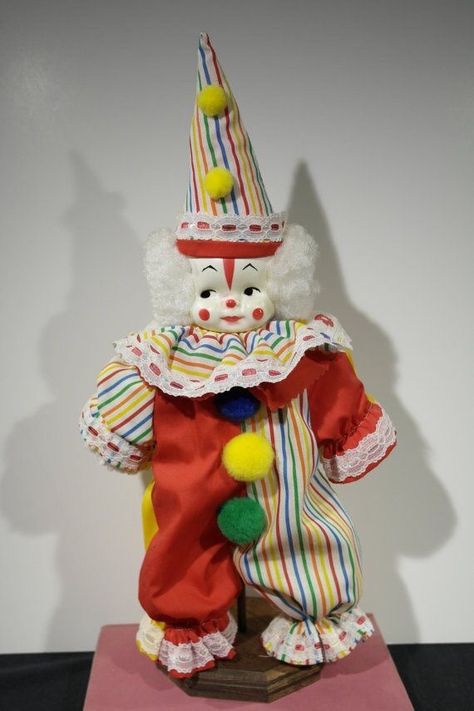 I love him Clown Doll, A Clown, Dolls, Red, White