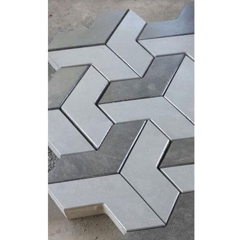 Paver Block Design, Concrete Paver Mold, Paver Molds, Pottery Tiles, Grass Pavers, Interlocking Pavers, Compound Wall Design, Paver Blocks, Paver Designs