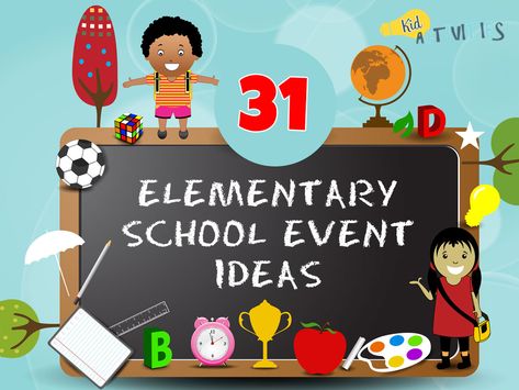 31 elementary school event ideas to help bring families and classroom staff together. These school events will help develop a sense of community. School Family Night Ideas, Fun Event Ideas, School Event Ideas, Pta Activities, Pta Events, Pta School, School Assemblies, Spring School, Parent Involvement