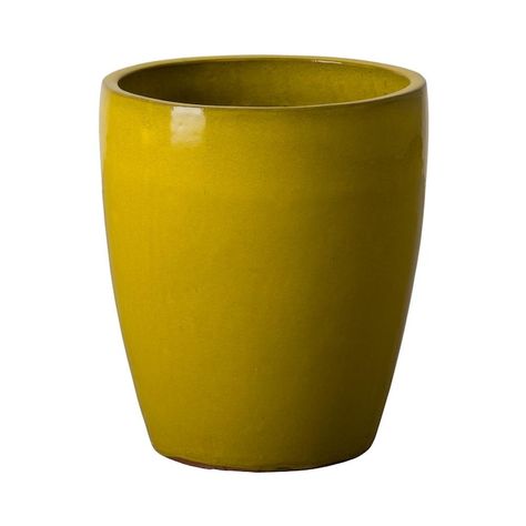 Yellow Ceramics, Container Size, Clay Pot, Red Clay, Outdoor Garden Furniture, Lawn And Garden, Ceramic Planters, Clay Pots, Moscow Mule Mugs