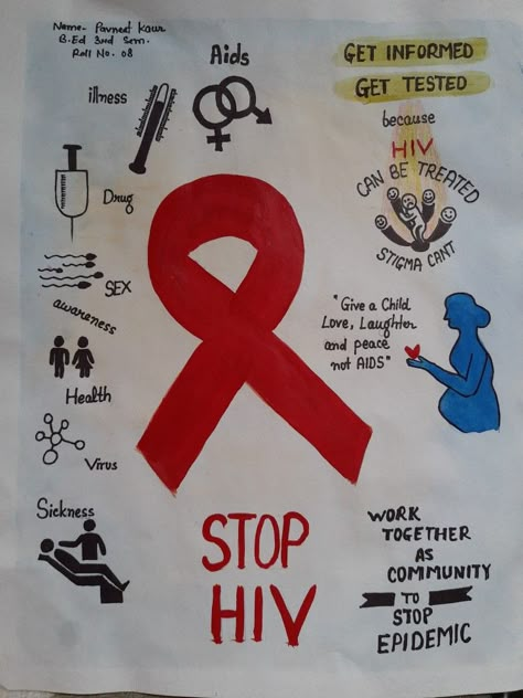 Aids Day Poster Design, Gambar Virus Hiv, World Aids Day Poster Drawing, Hiv Aids Art Poster Drawing, Poster Virus Hiv, Hiv Aids Art Poster, Aids Awareness Poster Art, Poster Hiv Aids, Aids Poster Design Art