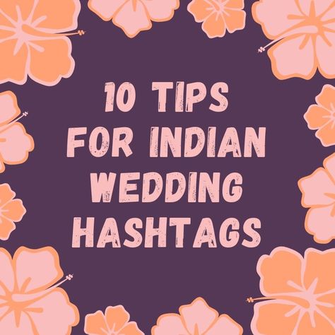 For all our Modern couples, here's something you'll enjoy reading. Check out the 10 Tips for Indian Wedding Hashtags.   #djrizent #DREamTeam #indianweddinghashtags #coupleshashtags #weddinghashtags #weddingdj #wedding #dallasweddingdj #dallaswedding #internationalwedding #internationalweddingdj #indianwedding #indianweddingdj #luxurywedding #luxuryweddingdj #weddinginspiration #weddinginspo #weddingpros  https://blog.djriz.com/10-tips-for-indian-wedding-hashtags Indian Wedding Hashtag Ideas, Wedding Hashtag Ideas Generator, Wedding Hashtag Ideas, Wedding Hashtag Generator, Hashtag Ideas, Hashtag Generator, Indian Destination Wedding, Indian Names, Bachelorette Bachelor Party