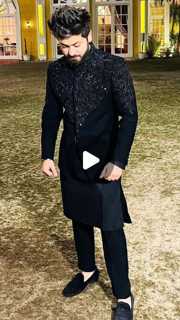 NM Bespoke Design | Men's Fashion on Instagram: "New All Black Exclusive Designer Jodhpuri Set 🔥 . Order On WhatsApp/Call 9639325737 . . . . Get Your Dream Stylish And Trending Design Outfits Available Here 🔥 . . . . #nmbespokedesign #allblack #custommade #jodhpurisuits #trendingreels #kurtapajamaswag #weddingstyle" Jodhpuri For Men, Indowestern Outfits For Men, Black Jodhpuri, Jodhpuri Suits For Men, Designer Suits For Men, Whatsapp Call, Bespoke Design, Designer Suits, Mens Suits