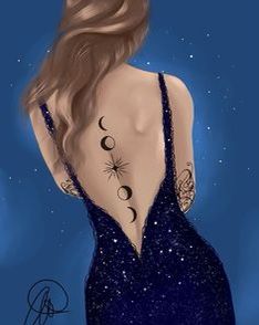 Feyres Tattoo Acotar, Spine Tattoos Acotar, Feyra Acheron Tattoo, Acotar Moon Tattoo, Feyre’s Back Tattoo, Acotar Tattoo Ideas Feyre, Nesta Back Tattoo, Feyre Back Tattoo Acotar, Feyre Moon Tattoo