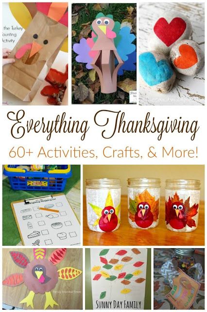 Everything you need for a fun family Thanksgiving! Turkey crafts, gratitude activities, and Thanksgiving activities for kids - all in one place! Thankful Activities For Kids Preschool, Thanksgiving Crafts And Activities, Homeschool Thanksgiving, Gratitude Crafts, Thankful Activities, Thanksgiving Activities For Kindergarten, Thanksgiving Kindergarten, Easy Thanksgiving Crafts, Thanksgiving Gratitude