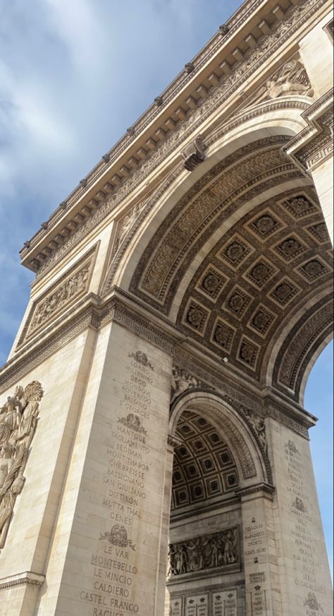 Monument, paris, tourism, arc de triomphe Arc De Triomphe Photo Ideas, Arc The Triomphe, Paris Monuments, Paris Tourism, Paris Mood, Paris Travel Photography, Paris Architecture, France Aesthetic, Paris France Travel