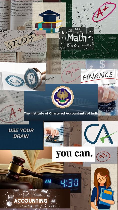 ♡♡♡ Academic Vision Board Ideas, Ca Students Wallpaper, Ca Aesthetic Wallpaper, Accounting Student Vision Board, Vision Board For Ca Students, Ca Study Motivation Wallpaper, Chartered Accountant Vision Board, Wallpaper For Ca Student, Ca Inspirational Quotes