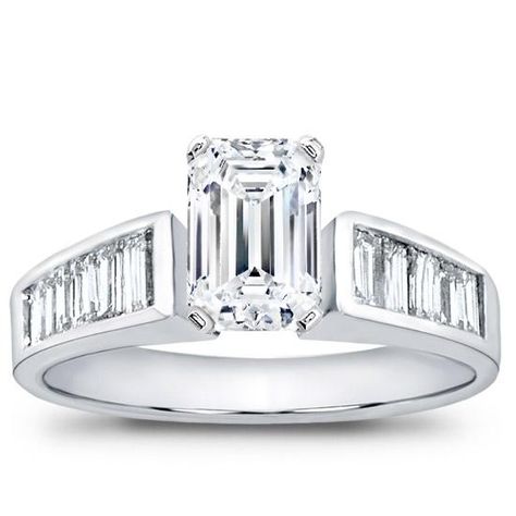 Build Your Own Engagement Ring, Design Your Own Engagement Ring, Create Your Own Engagement Ring, Design Your Own Wedding Ring, Design Engagement Ring Design Your Own Ring, Detailed Engagement Ring, Engagement Sets, Baguette Diamonds, Emerald Cut Diamond, Unique Ring, Emerald Cut Diamonds, Baguette Diamond, Emerald Cut