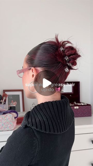 Lara Adkins on Instagram: "my go to twist up-do for day 4 hair, also perfect for those with lots of layers to make the up-do look fuller 🫶🏻 #hair #hairtutorial #90s #sleekhair #redhair" Lara Adkins Hair, Lara Adkins, Lots Of Layers, Fuller Hair, Sleek Hairstyles, Hair Colour, R A, Hair Tutorial, Red Hair