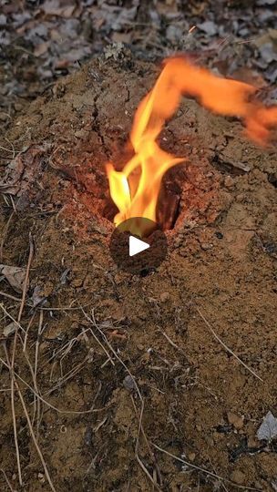 1.9M views · 21K reactions | Easy to make rocket stove or Dakota Fire Hole in a mount of dirt 🔥 #survival #bushcraft #outdoors #outdoorlife #camping #selfreliance #rocketstove #outdoorcooking #reels #wildernessskills #outdoorliving #offgrid | WoodsBound Outdoors | WoodsBound Outdoors · Original audio Dakota Fire Hole, Dakota Fire, Survival Bushcraft, Bush Craft, Rocket Stove, Rocket Stoves, Survival Mode, Outdoor Life, Outdoor Cooking