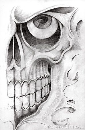 Skull Couple Tattoo, Cool Skull Drawings, Gothic Drawings, Skull Art Tattoo, Skull Hand Tattoo, Eyeball Art, Skull Coloring Pages, Tattoo Outline Drawing, Skull Art Drawing