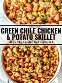 Green Chile Potatoes, Chicken Potato Dinner Recipes, Chicken And Potatoes Recipes Skillet, Mexican Chicken And Potatoes Recipes, Ground Chicken Potato Recipes, One Skillet Meals Chicken, Healthy Supper Ideas Clean Eating, Skillet Meals Chicken, Potato Skillet Recipes