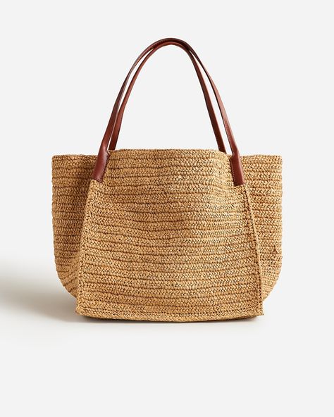 Shop for the Large hand-knotted packable tote bag for women. Find the best selection of women womens-categories-accessories-bags-straw available in-stores and on line. Summer Tote Bag, Big Tote Bags, Bahamas Vacation, Hair Wrap Scarf, Summer Tote Bags, Jcrew Collection, Summer Tote, Raffia Bag, Loafer Sneakers