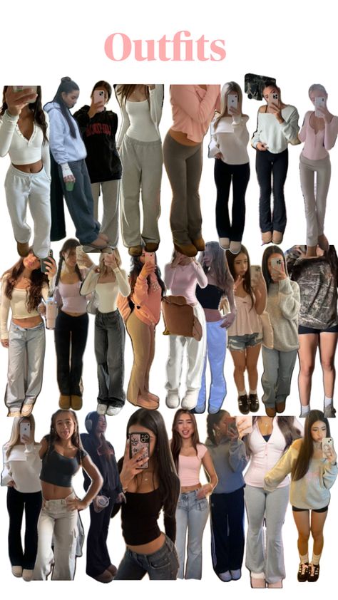 Simple Outfits For School, Latina Fashion Outfits, Casual Preppy Outfits, Outfit Inspo Casual, Trendy Outfits For Teens, Cute Lazy Day Outfits, Neue Outfits, Casual School Outfits, School Looks