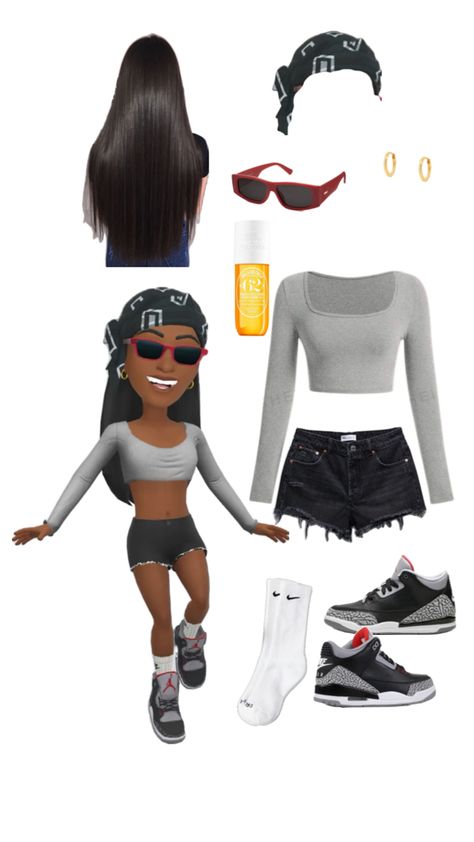 Re-creating my Bitmoji outfit only on Pinterest Bitmoji Outfits Baddie, Cute Snapchat Bitmoji Ideas, Snapchat Avatar, Crewneck Outfit, Bitmoji Outfits, Imvu Outfits Ideas Cute, Bratz Inspired Outfits, Cute Modest Outfits, Dark Feminine Aesthetic