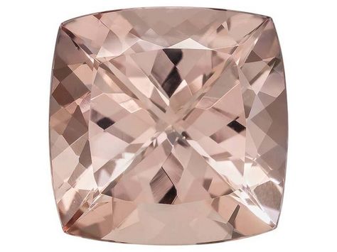 Cor De Rosa Morganite Avg 17.00ct 17x17mm Square Cushion Morganite Jewelry, Peach Morganite, Make Pictures, Stylish Rings, Pink Morganite, Beautiful Centerpieces, Peachy Pink, Jewelry Online Shopping, Crystal Gems