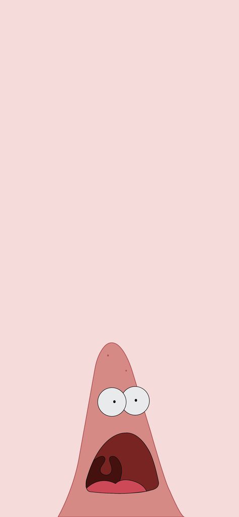 Wllpper Phone Wallpapers, Spongebob Wallpaper Patrick, Patrick Wallpaper Iphone, Iphone Wallpaper Spongebob, Cute Wallpaper Simple, Surprised Illustration, Spongebob Lockscreen, Cool Wallpaper Iphone Vintage, Patrick Wallpaper