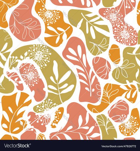 Fall Floral Pattern, Leaves Seamless Pattern, Wallpaper Fall, Reference Pics, Fall Leaf, Leaf Nature, Nature Backgrounds, Watercolor Drawing, Journal Printables