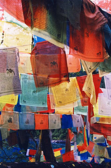 Flags. Tibetan Flags Decor, Tibetan Aesthetic, Flags Aesthetic, Tibetan Flags, Tibetan Prayer Flag, Buddhist Prayer, Prayer Flags, My Apartment, Tibetan Buddhism