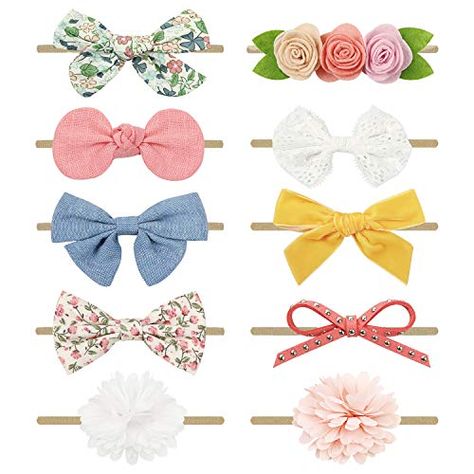 Newborn Hair Bows, Girl Headbands, Newborn Bows, Comfortable Headbands, Cocktail Formal, Baby Bow Headband, Baby Hair Accessories, Bow Hair Accessories, Bow Accessories