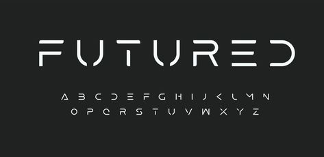 New Font Style, Logo Design Futuristic, Techy Fonts, Sci Fi Typography, Typography Fonts Design, Space Lettering, Future Typography, Future Font, Sci Fi Fonts