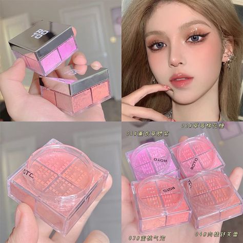 Aliexpress Makeup, Aesthetic Cosmetics, Y2k Makeup, Chinese Makeup, Kawaii Makeup, Ethereal Makeup, Makeup Stuff, Makeup Store, Fancy Makeup