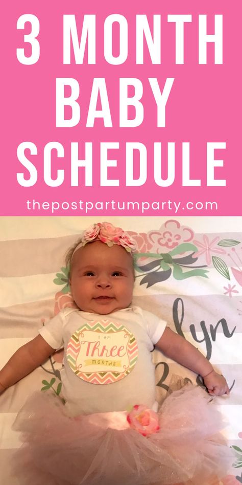 Learn how to implement a 3 month old sleep schedule with Babywise following an eat wake sleep routine. Get a sample schedule and age appropriate wake times for your three month old! 3 Month Old Routine, 3 Month Old Schedule, 3 Month Old Sleep, Postpartum Party, Wake Windows, Baby Wise, Sleep Hacks, Newborn Sleep Schedule, Sleep Training Methods